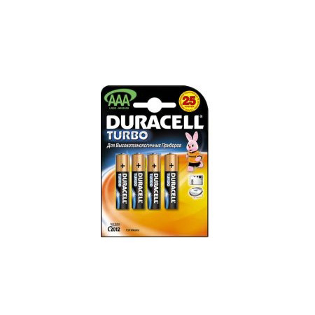 Батарейка Duracell Turbo BL-4 LR03