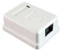 Розетка компьютерная RJ-45, категория 5е 1 вход